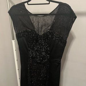 French Connection Black Mini Dress (US4)